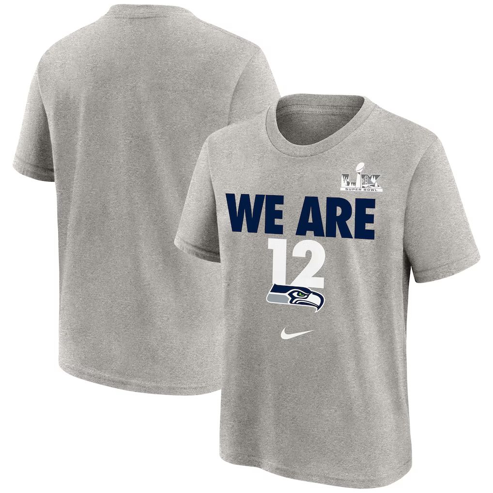 Men 2026 NFL Seattle Seahawks T-shirt grey 017